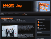 Tablet Screenshot of blog.nacex.es